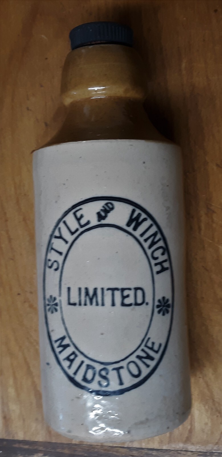 Vintage Ginger Beer Bottle STYLE & WINCH Stoneware with cap eBay
