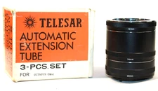 Telesar Extension Tube 3 piece Set Olympus OM-1 12mm, 20mm, 36mm tubes