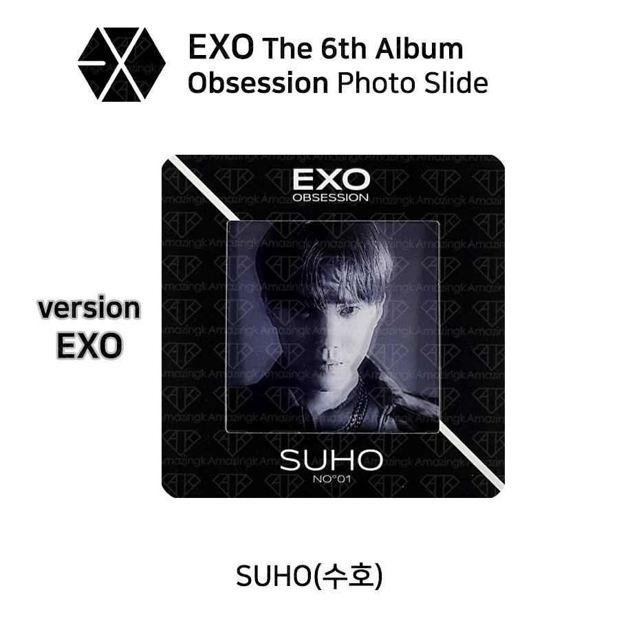 EXO 6th Album OBSESSION Official Photocard Photo Slide SUHO K-POP