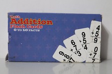 Math Addition 0-10 Flash Cards Ages 6 Self-Checking Design 75978