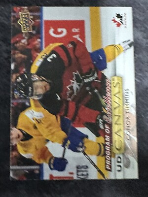 2019-20 Upper Deck Young Guns Canvas C256 Conor Timmins Program of Excellence