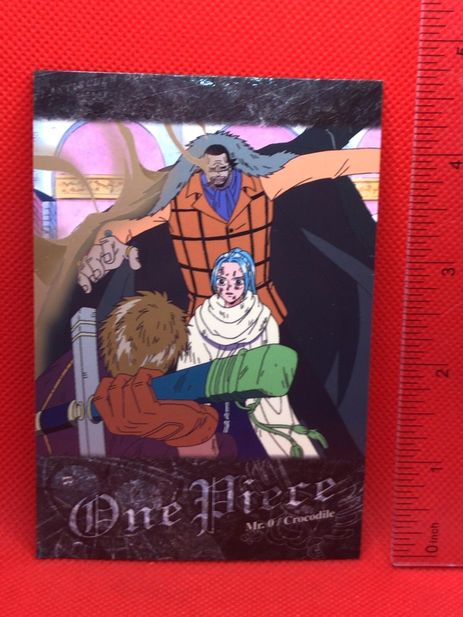 Mr.0 Crocodile One Piece Card TV animation BANDAI WORLD GOVT No