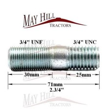 Massey Ferguson 135 165 168 178 290 390 590 Drawbar Bracket Hitch Stud 3/4"