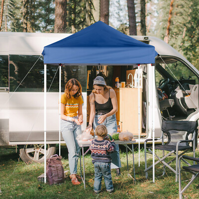 5x5ft Easy Pop-Up Gazebo SunShade Party Wedding Tent Canopy With Carry Bag
