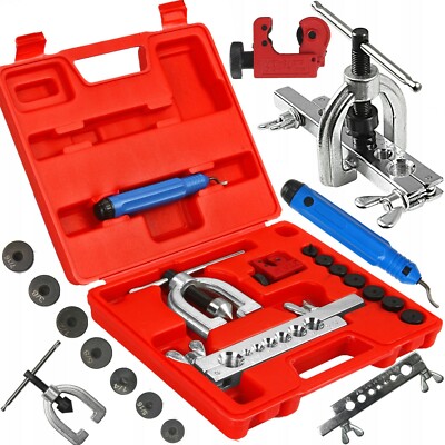 Bördelgerät  Bördel Werkzeug bördeln Bremsleitung 11 tlg TOP SET NEU
