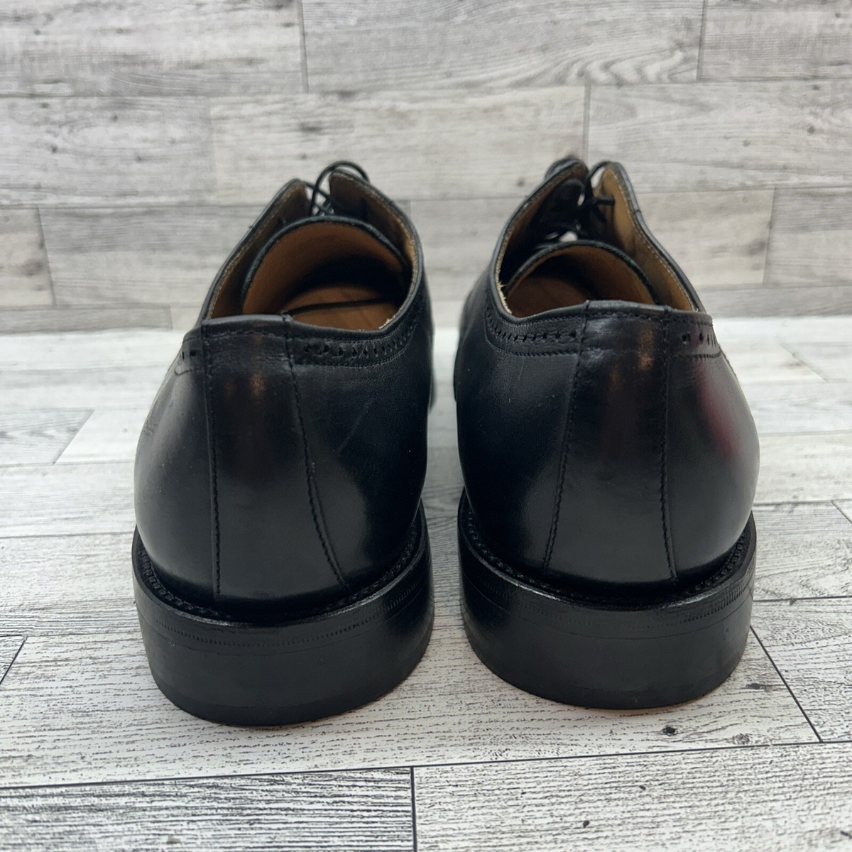 Florsheim Imperial Oxford Black‎ Leather Wingtip Shoes 18193 
