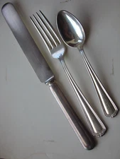 Vintage Masonic Temple IS Co Silverplate Flatware Set Lot Fork Knife Spoon Mason