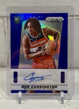 2024-25 Panini Prizm Deca - Bub Carrington RC Rookie Auto Blue /49