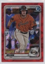 2020 Bowman Chrome Sapphire Red 5/15 Will Wilson #BCP-147 11pj