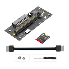 M.2 M-Key 2230 to PCI-e 4.0 X16 with Oculink SFF-8612/8611 PWR from ATX 24PIN