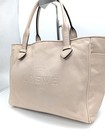 LOEWE Heritage Leather Beige Tote Bag Authentic Women's Light Beige Leather