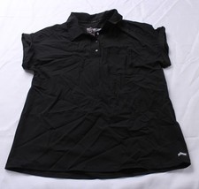 Grey's Anatomy By Barco Women's 1 Pocket Polo Scrub Top EJ3 Black Small NWT