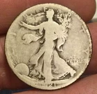 1921 D Walking Liberty Half Dollar low grade damaged see pictures