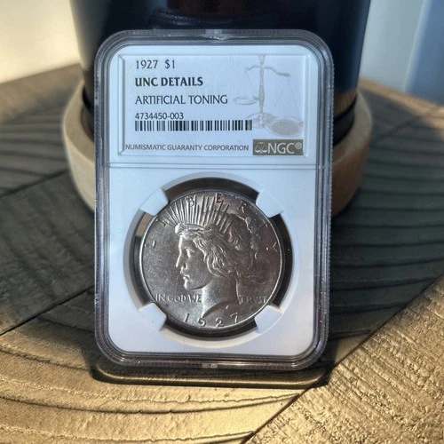 1927 Silver Peace UNC Details