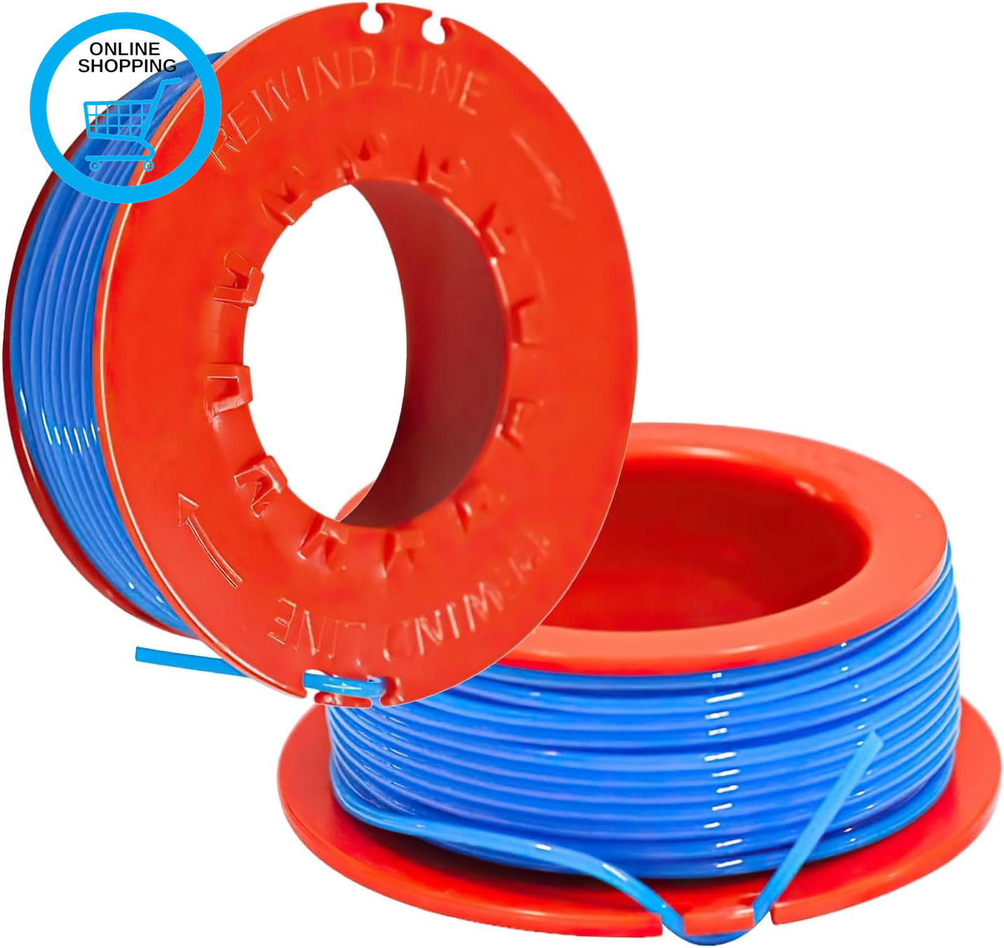 2Pcs Strimmer Spool Replacement, Strimmer Wire for Flymo Mini Trim, Strimmers Li
