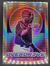 2021 Panini Chronicles Overdrive  Keibert Ruiz RC #5 Hyper Prizm 265 /299