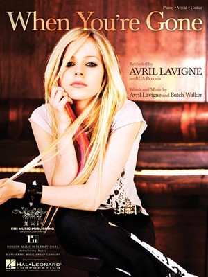 When You're Gone Song by Avril Lavigne for Piano Vocal Guitar Chords Sheet Music
