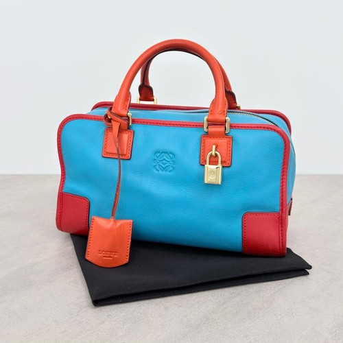 LOEWE Amazona 28 Tote Bag Tricolor Limited Edition Leather
