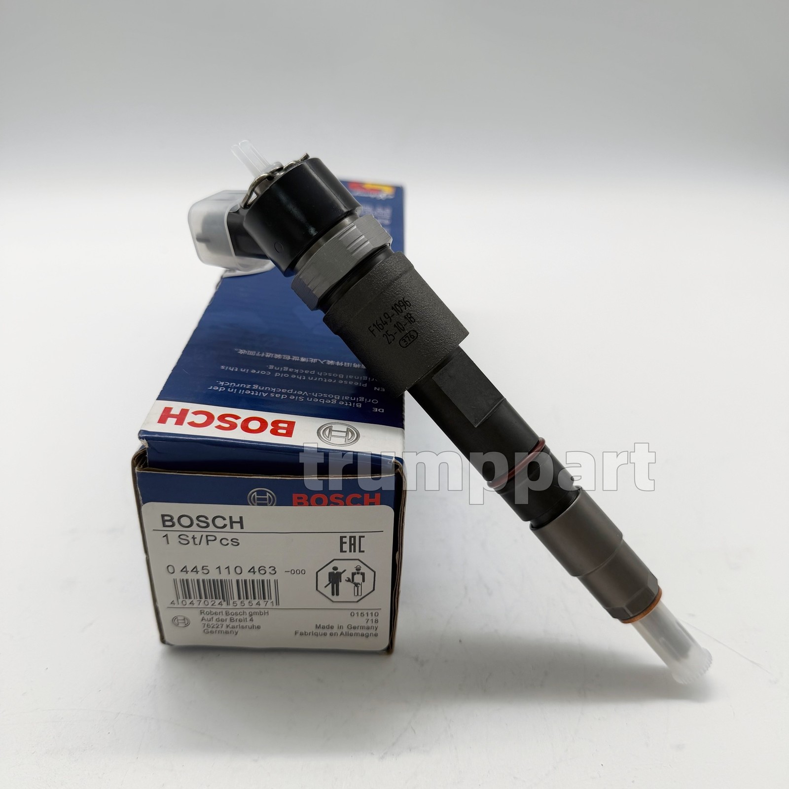 1X 0445110463 129A00-53100 Bosch Fuel Injector For Yanmar 4TNV88C 3TNV884 New