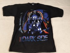 Vintage Star Wars Shirt Men XL Darth Vader The Dark Side 90's