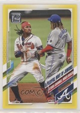 2021 Topps Checklist Walgreens Yellow Vladimir Guerrero Jr Ronald Acuna #61 0jq8