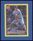 1991 Topps Box Bottom #N Nolan Ryan Baseball Card