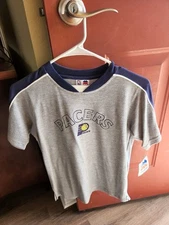 VINTAGE 1990s INDIANA PACERS YOUTH 14/16 T-SHIRT MIGHTY MAC SPORTS NEW WITH TAGS
