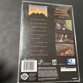 Doom (Sega Saturn, 1997) Complete With Insert And Reg Card