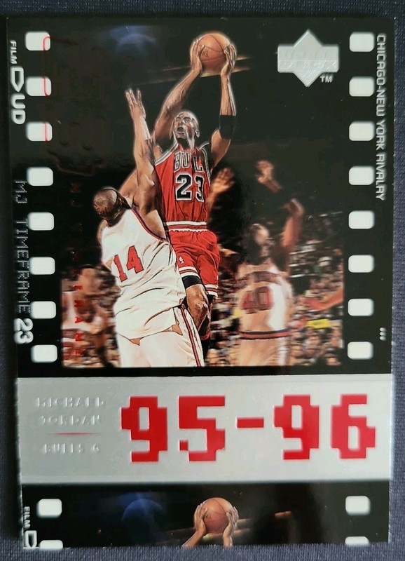 Michael Jordan Chicago Bulls 1998 Upper Deck MJ Timeframe #89 '96-97