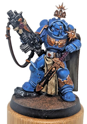 Warhammer 40k Space Marines Captain Gravis Ultramarines Master Crafted Bolter
