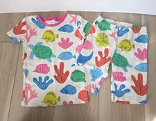 5t Mini Boden Shortie Pajamas in the Under Sea Pattern