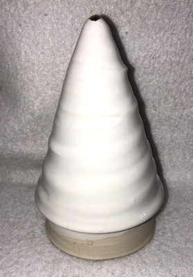 Juniper & Lark Ceramic Handmade Christmas Holiday Tree Sonita Cannon White Gold