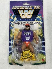 Masters of the WWE Universe  MACHO MAN  RANDY SAVAGE Action Fig  Damage Box