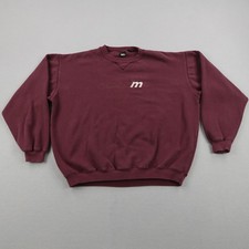 Vintage Mossimo Sweatshirt Mens Large Red Pullover Crewneck Sweater Skate Y K