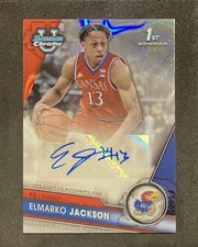 2023 Bowman 1st Chrome U Prospect Lava Refractor /199 Elmarko Jackson #BCPA-EJ