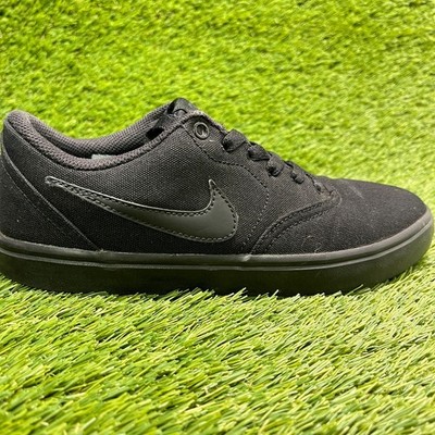 Nike Check Solar SB Canvas Black Womens Size 7.5 Athletic Running Shoes Sneakers