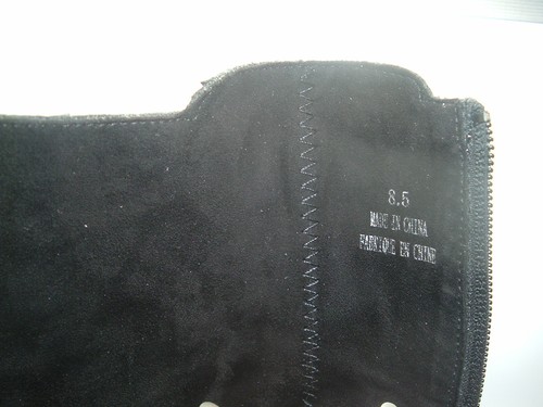 Jeffrey Campbell NWOB Tonette Black Snake Studded Zip Chunky Combat Boots 8.5 - Picture 7 of 8