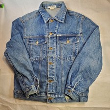 Guess Mens Denim Jacket Blue Vintage Georges Marciano M10807 Size Medium
