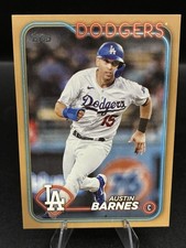 2024 Topps Series 2 Austin Barnes #422 Gold /2024 Parallel Los Angeles Dodgers