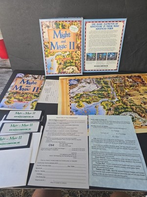 Vintage Apple II IIe IIc IIgs Software Game MIGHT AND MAGIC II #75