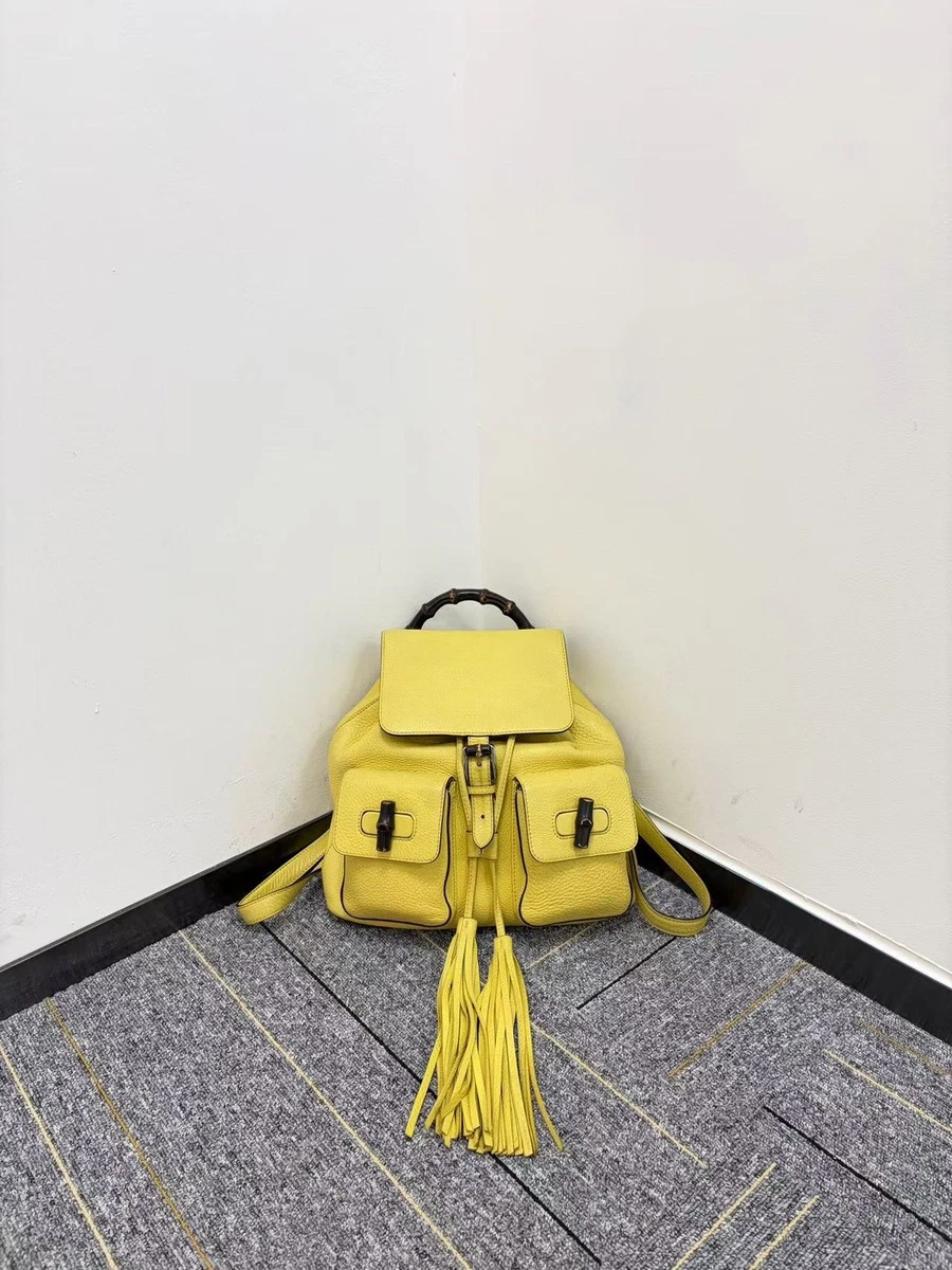 Gucci Backpack Yellow Bags & Handbags for Women for sale | eBay