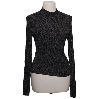 Terranova, Strickpullover, Größe: M, Schwarz/Silber #ihE