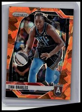 2024 Panini Prizm WNBA #36 Tina Charles Ice Orange Prizms #1467