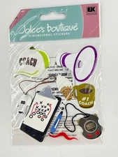 Jolee's Boutique Dimensional Stickers Coach 8 Pcs
