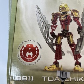 New Lego Bionicle Metru Nui Toa Lhikan & Kikanalo 8811-  Security Seal Intact