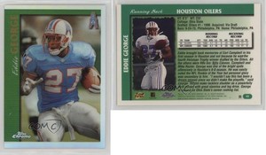 1997 Topps Chrome Refractor Eddie George #49