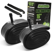 Thick Bike Inner Tube 16 x 1.75, 1.95, 2.10, 2.125 - Butyl Rubber Bicycle