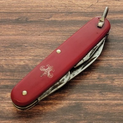 Vintage Imperial Boy Scout Multi Tool Folding Pocket Knife Made In USA
