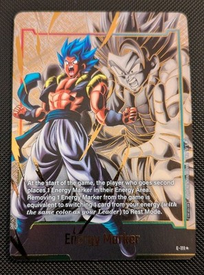 Dragon Ball Fusion World - Energy Marker (E-111) - Gogeta:BR (Gold)