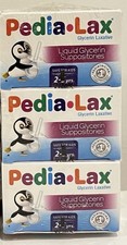 3pk Pedia Lax Liquid Glycerin Laxative -6 Applicators Each-exp 1126-sealed 3pk Pedia Lax Liquid Glycerin Laxative -6 Applicators Each-exp 1126-sealed